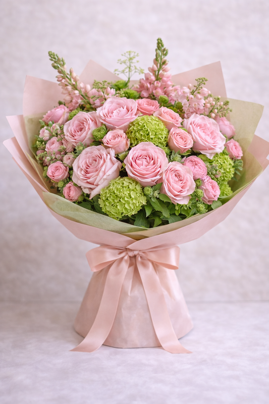 Glover Park Pink Freshness - luxury floral arrangement for delivery in Washington DC | Tempo Lazer Flowers Studio, Washington DC florist