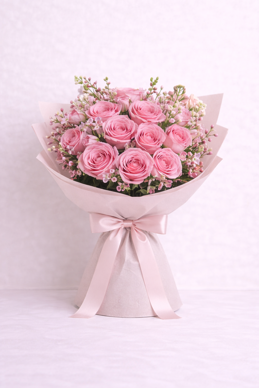 The Wharf Rosé Breeze - luxury floral arrangement for delivery in Washington DC | Tempo Lazer Flowers Studio, Washington DC florist
