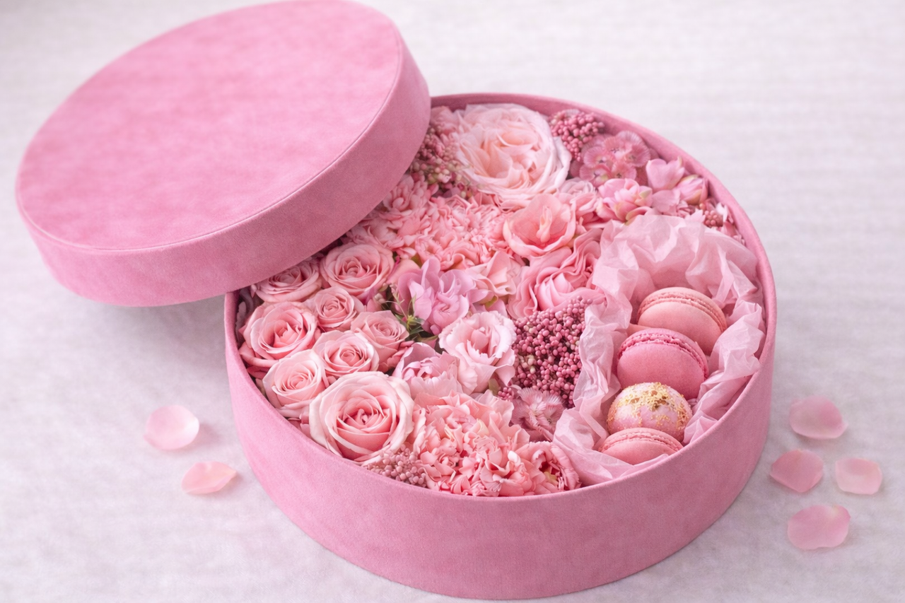 The Classic Blush - luxury floral arrangement for delivery in Washington DC | Tempo Lazer Flowers Studio, Washington DC florist