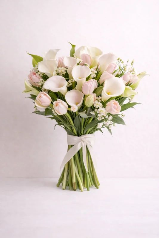 Capitol Riverfront Blush Air - luxury floral arrangement for delivery in Washington DC | Tempo Lazer Flowers Studio, Washington DC florist