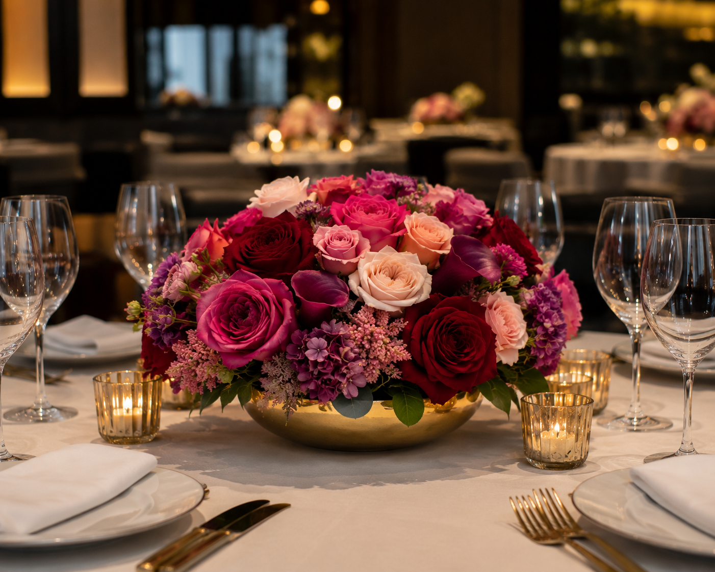 Restaurant Event Centerpiece