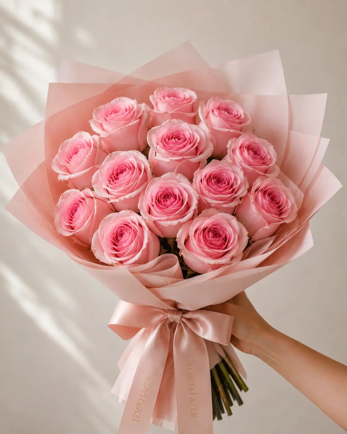 Dozen Pink Roses