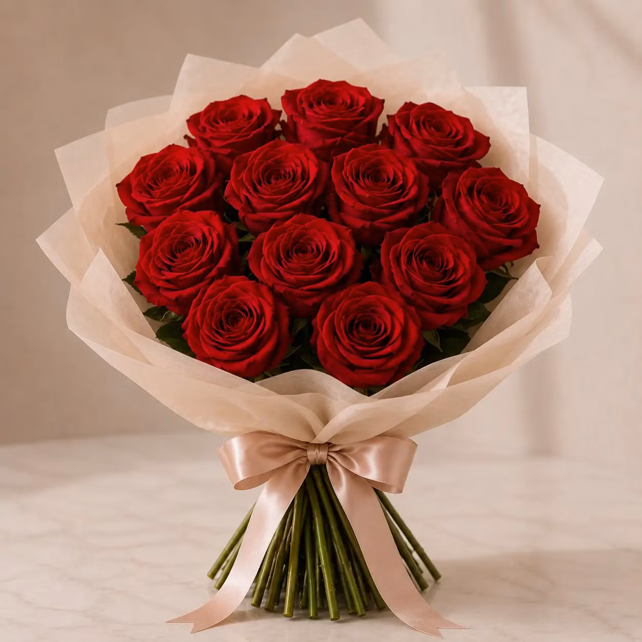 Dutzend rote Rosen - Dutzend rote Rosen: Frische Stiele · Tempo Lazer Flowers Studio. | Tempo Lazer Flowers Studio, Washington DC florist