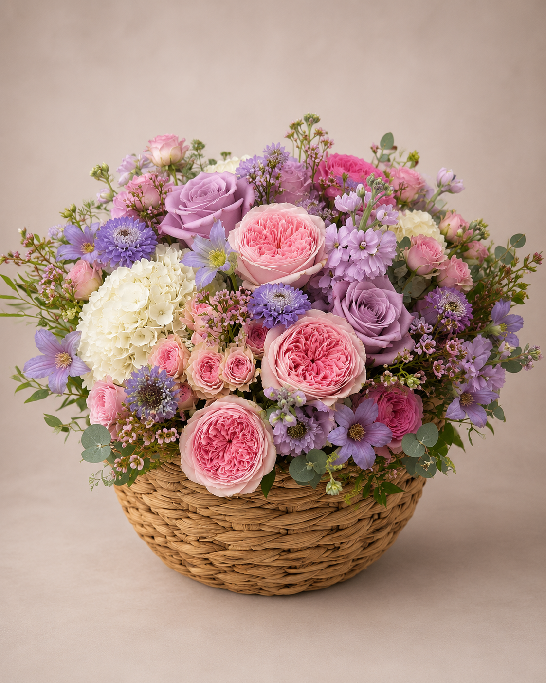 Garden Sympathy Basket - Garden Sympathy Basket: Arrangement · Tempo Lazer Flowers Studio. | Tempo Lazer Flowers Studio, Washington DC florist