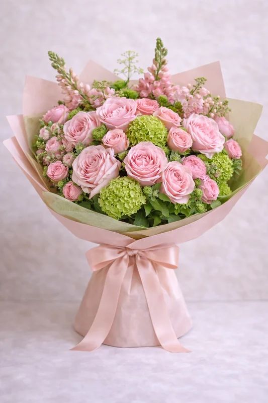 Glover Park Pink Freshness - luxury floral arrangement for delivery in Washington DC | Tempo Lazer Flowers Studio, Washington DC florist