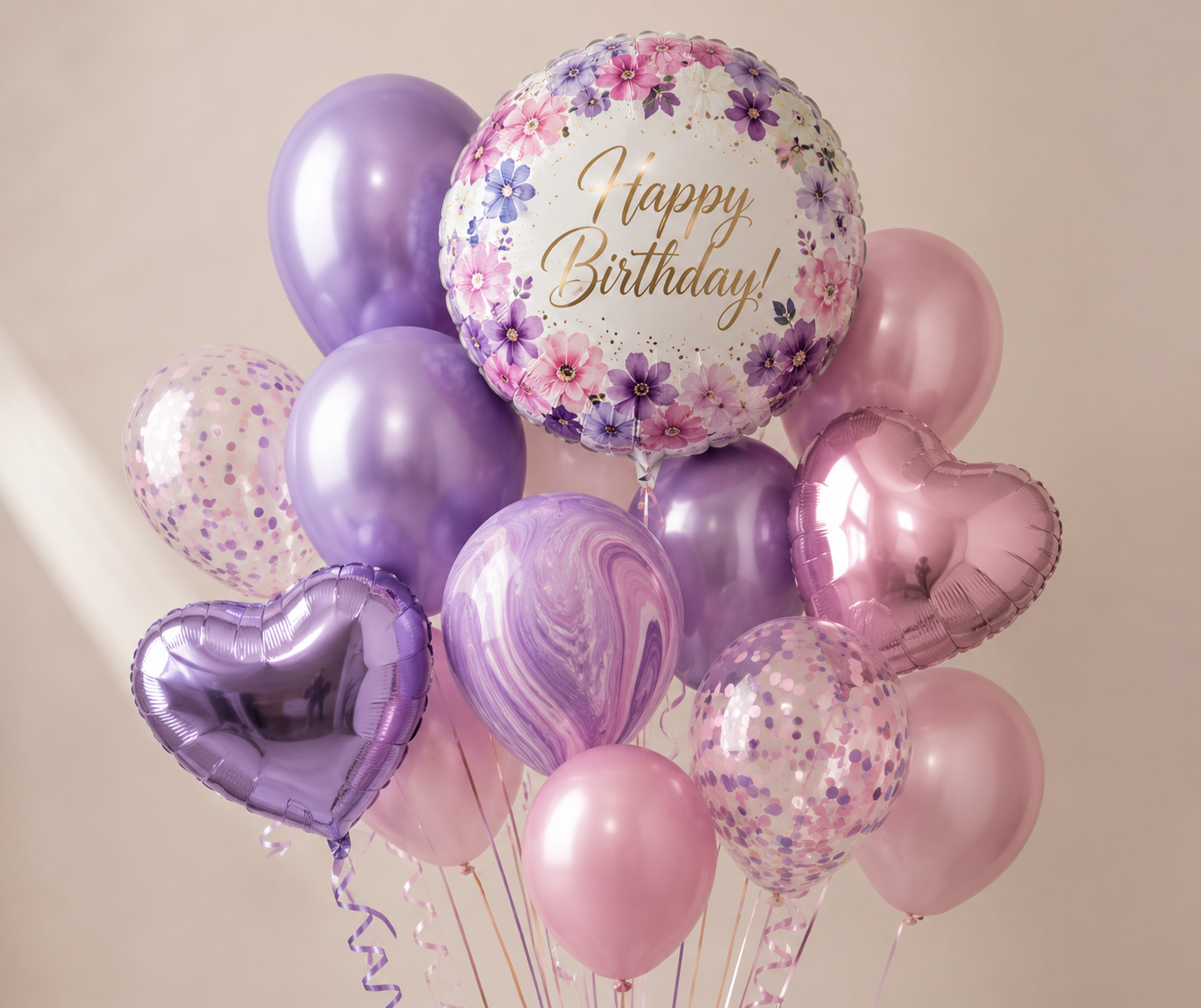 Happy Birthday balloons collection