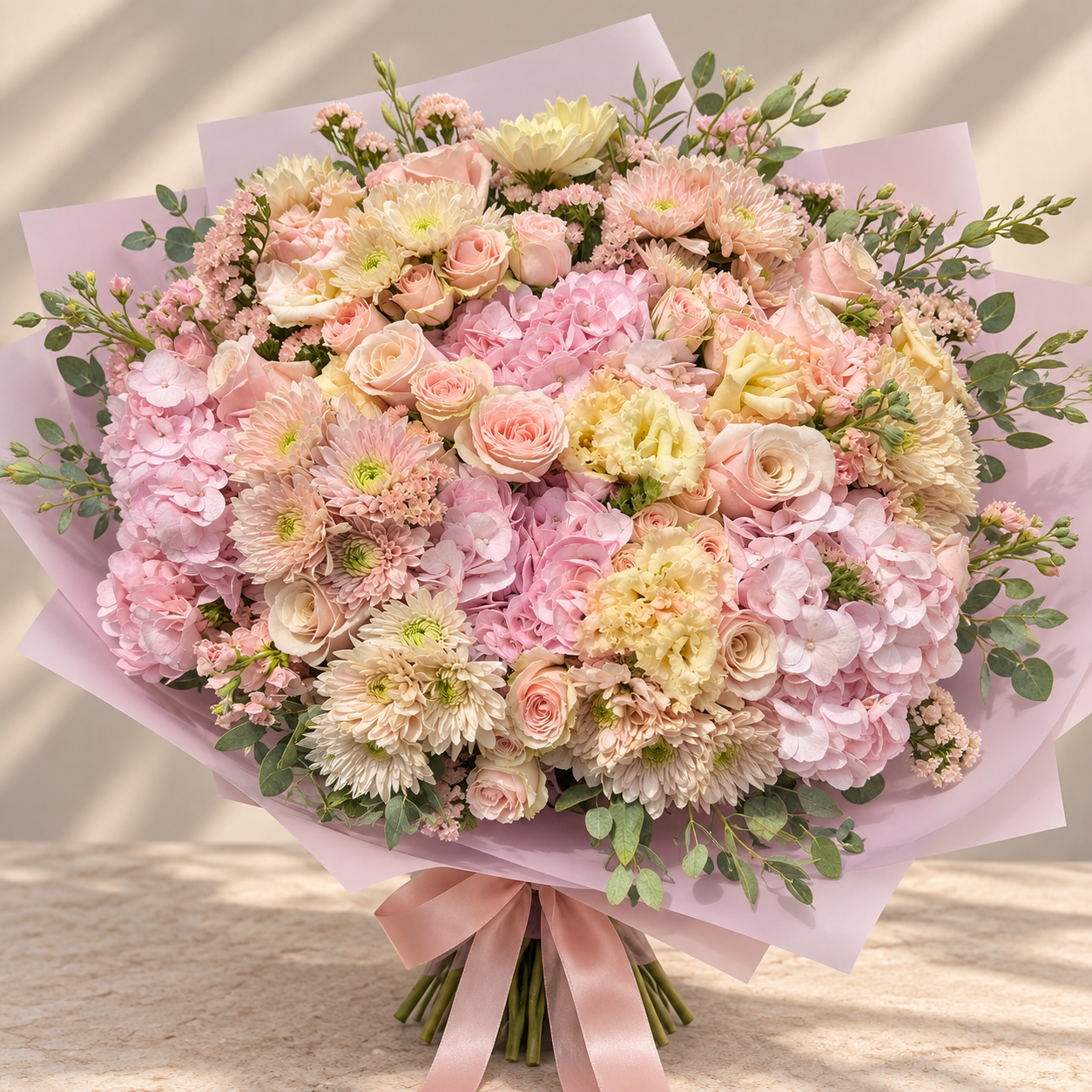 Bethesda Pink Cloud – Luxury Blush Bouquet