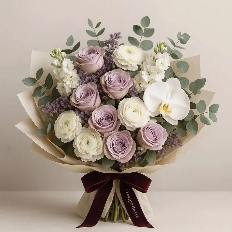 Logan Circle Lilac Vogue - Shop Logan Circle Lilac Vogue, a premium Bouquet from Tempo Lazer Flowers Studio. | Tempo Lazer Flowers Studio, Washington DC florist