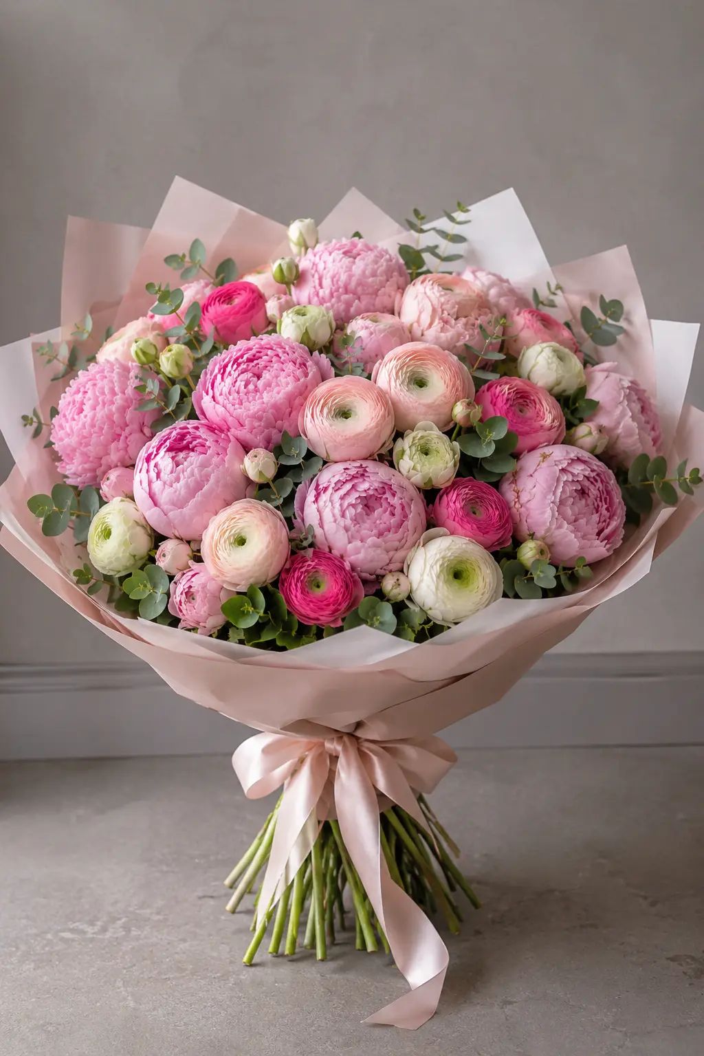 Peony and Ranunculus Bouquet - Shop Peony and Ranunculus Bouquet, a premium Bouquet from Tempo Lazer Flowers Studio. | Tempo Lazer Flowers Studio, Washington DC florist