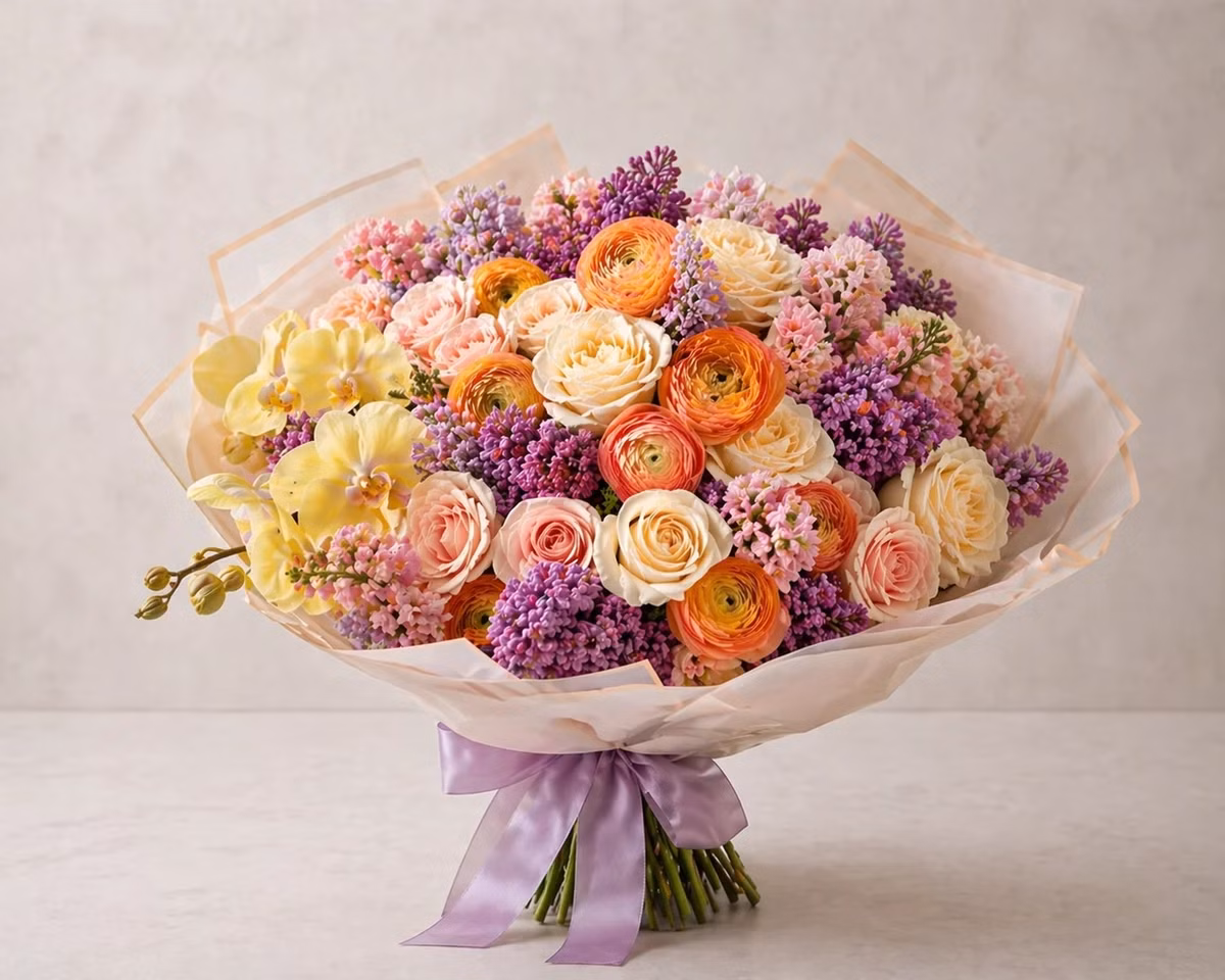 Giardino Blush Pet-Friendly — Bouquet Sicuro per Gatti - Giardino Blush Pet-Friendly — Bouquet Sicuro per Gatti: Bouquet · Tempo Lazer Flowers Studio. | Tempo Lazer Flowers Studio, Washington DC florist