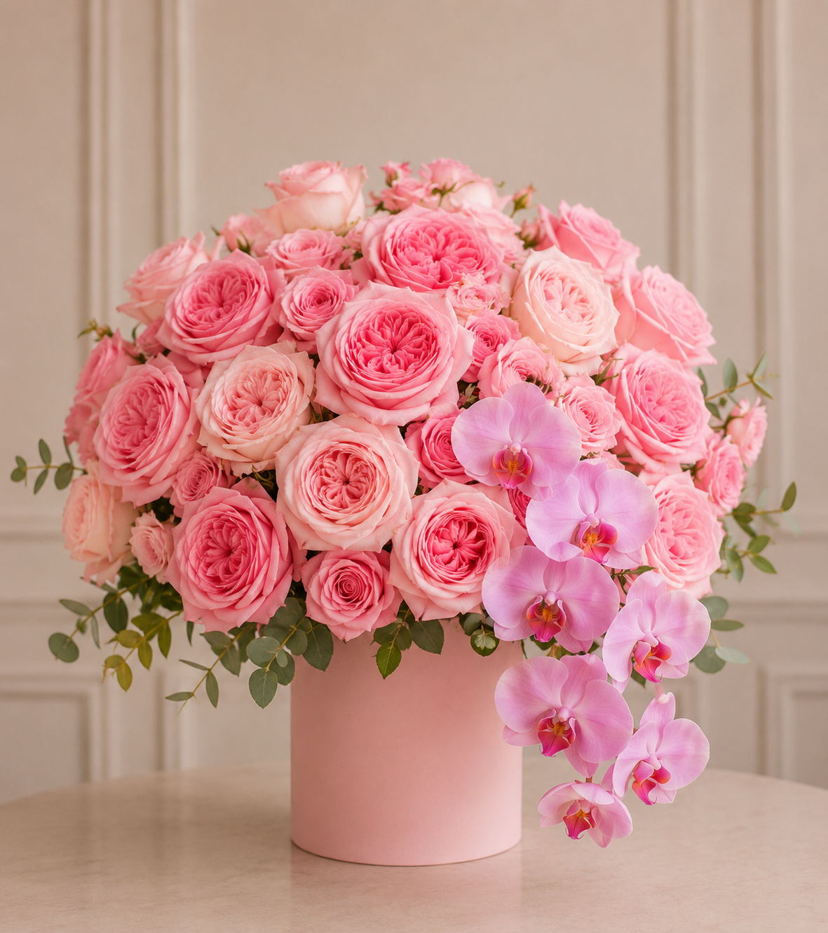 Pink Rose Arrangement