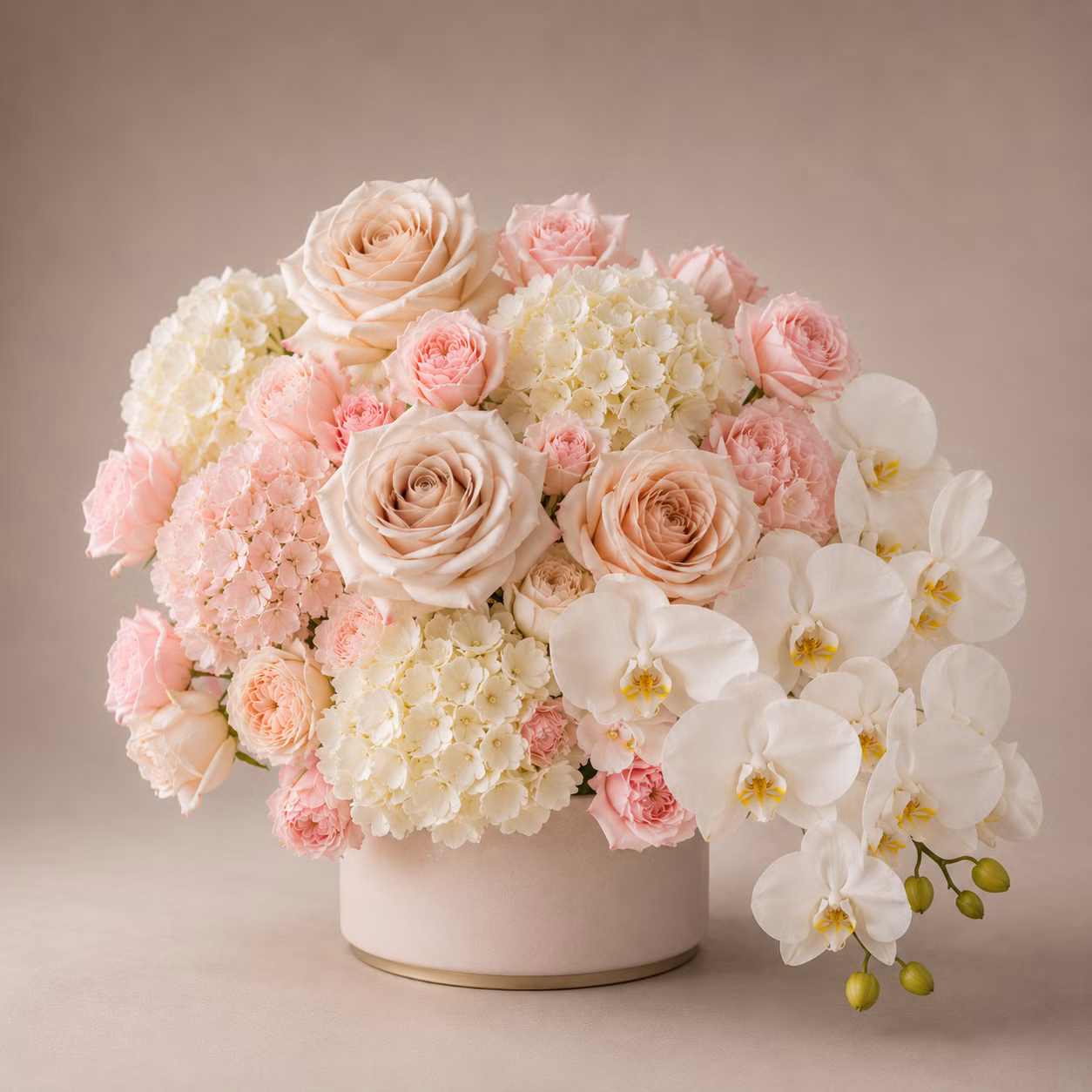 Romantic Pastels Arrangement - Shop Romantic Pastels Arrangement, a premium Arrangement from Tempo Lazer Flowers Studio. | Tempo Lazer Flowers Studio, Washington DC florist