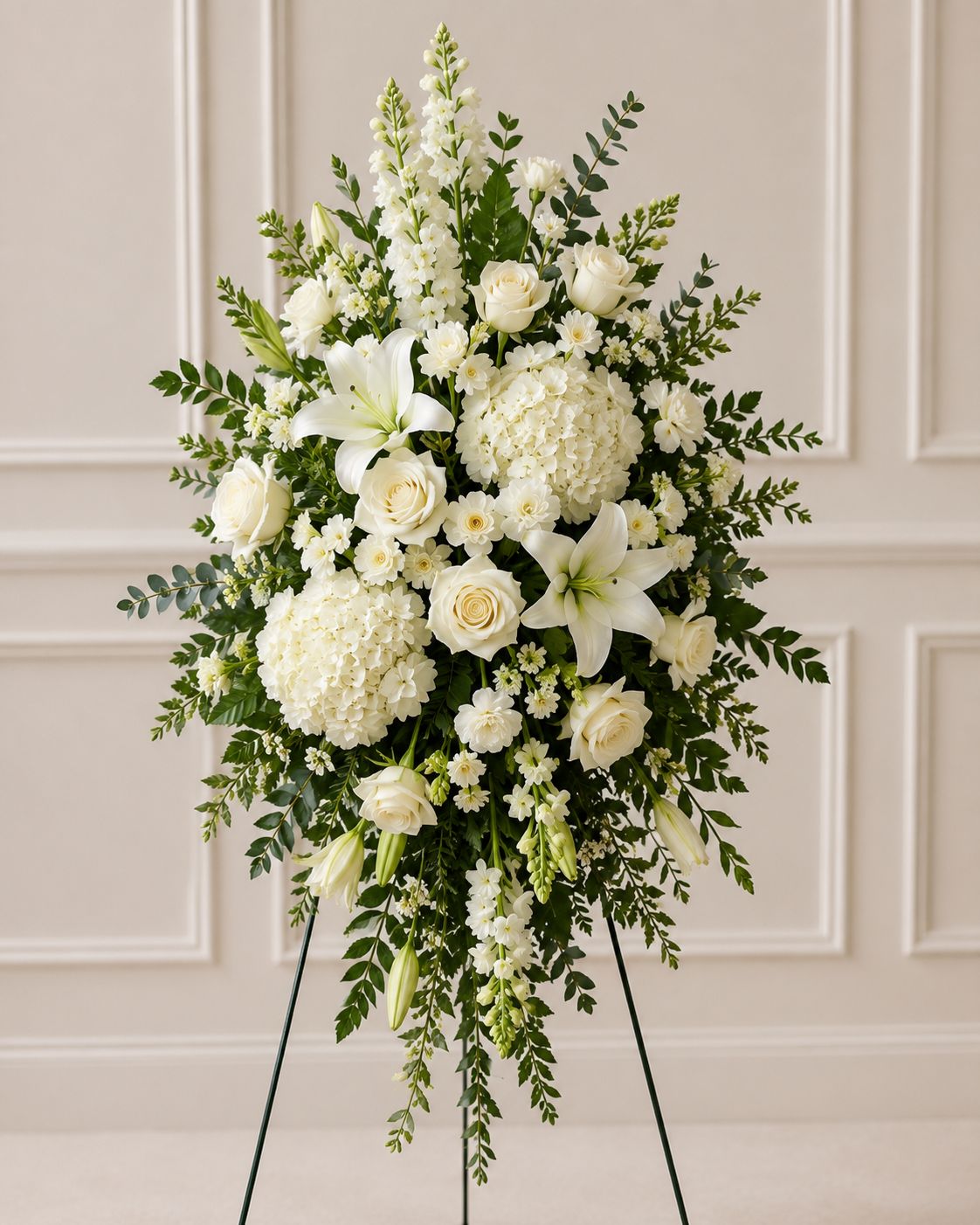 Sympathy Standing Spray - Sympathy Standing Spray: Ayos ng bulaklak · Tempo Lazer Flowers Studio. | Tempo Lazer Flowers Studio, Washington DC florist