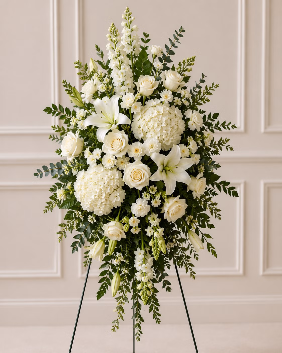 Sympathy Standing Spray - Sympathy Standing Spray: Ayos ng bulaklak · Tempo Lazer Flowers Studio. | Tempo Lazer Flowers Studio, Washington DC florist