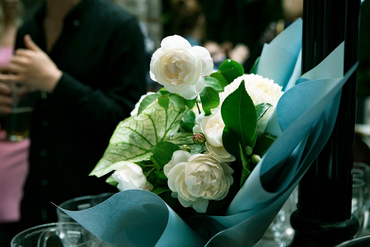 White Peony Arrangement
